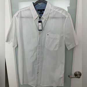 White Tommy Hilfiger Button down shirt NWT